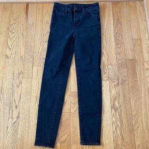 American Eagle Black High Rise Jeggings